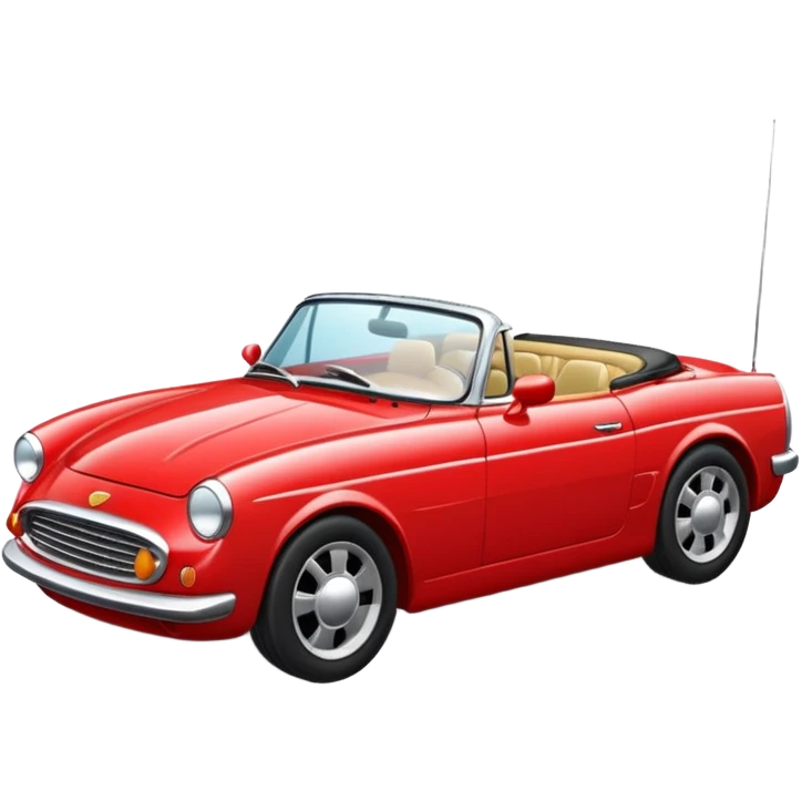 voiture decapotable emoji