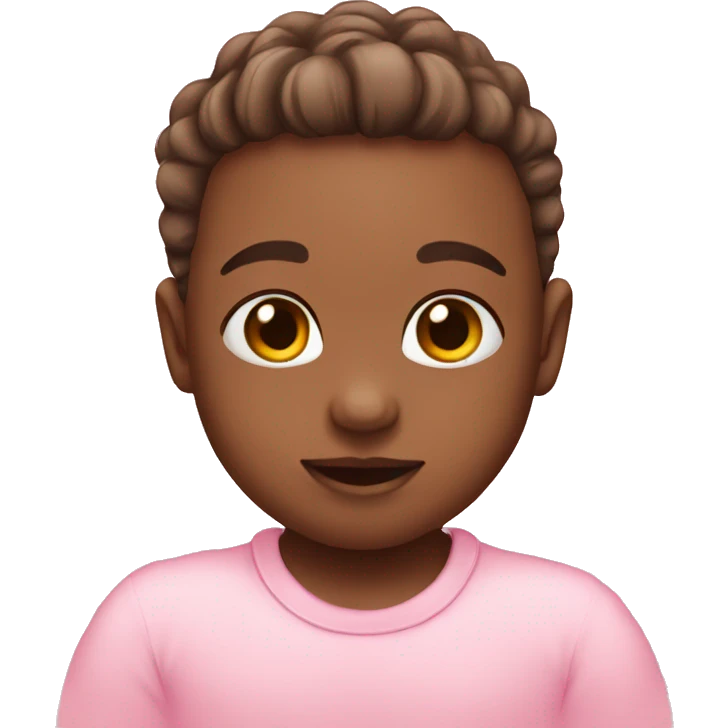 A baby pink heart emoji emoji