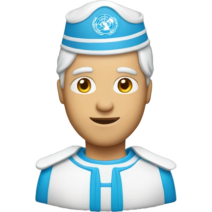 un homme qui pleurent dans une ceremonie emoji