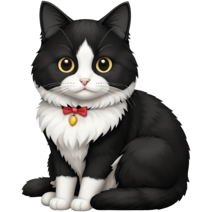 tuxedo cat emoji