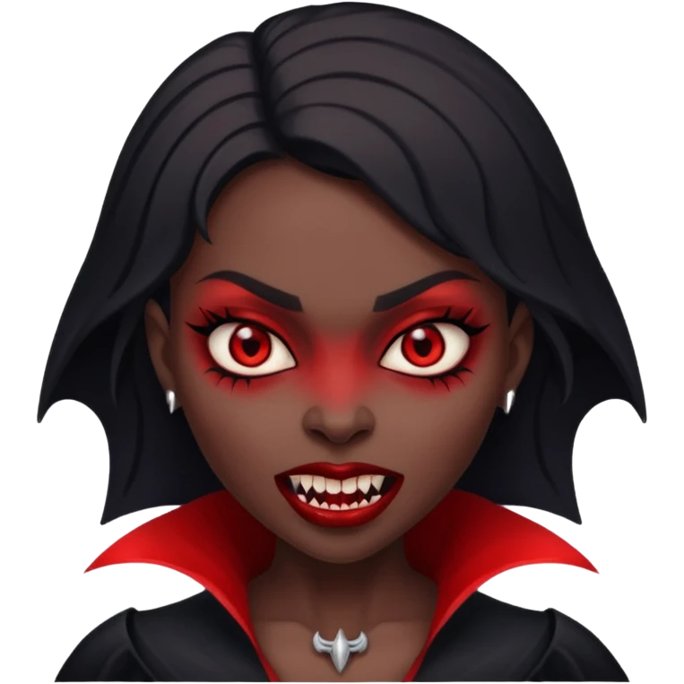 mulher escura vampira emoji