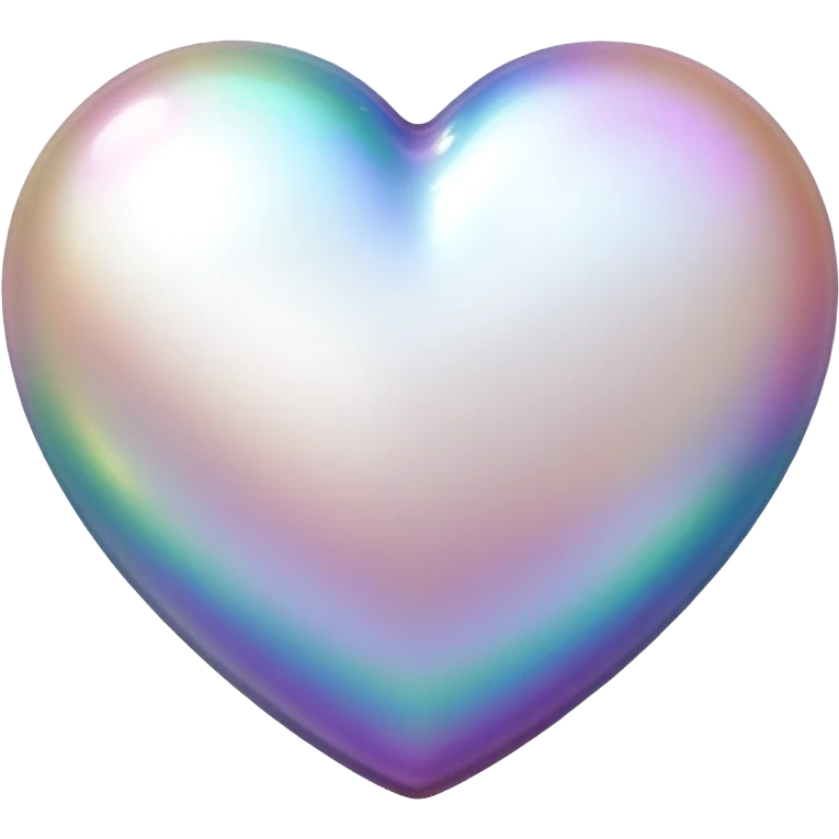 Pearl heart  emoji
