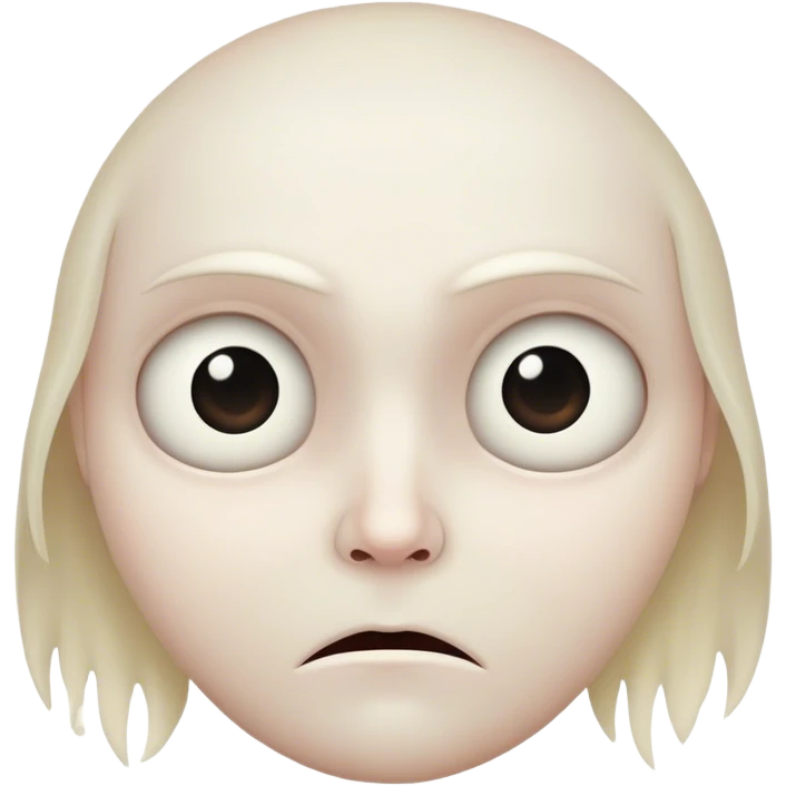 creepy staring face emoji