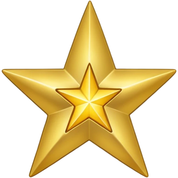 Emogie of verified  of star of 24 head and tick  emoji