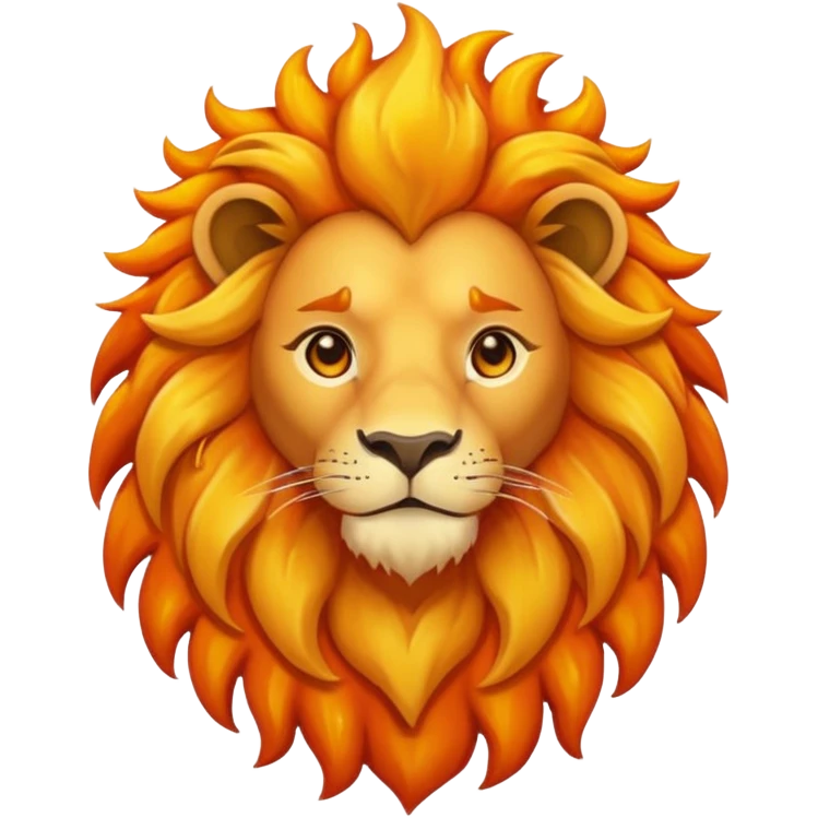 🔥🦁☀️ emoji