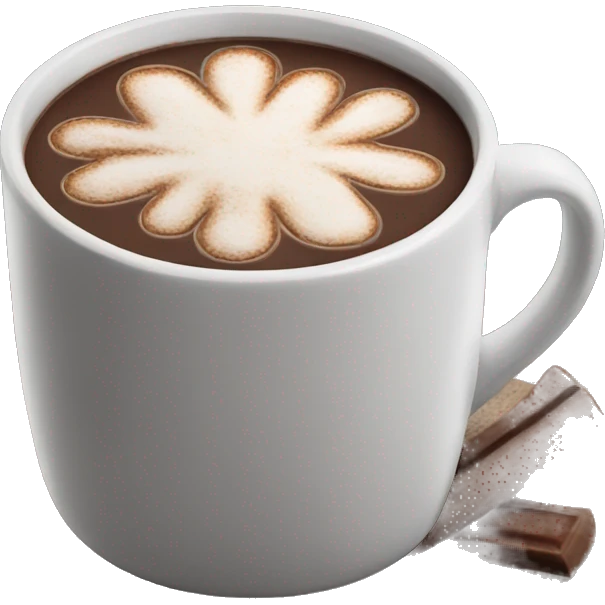 Hot chocolate emoji