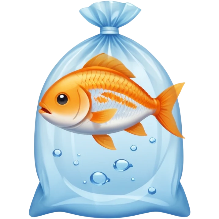 1 ios  fish inside a plastic bag emoji