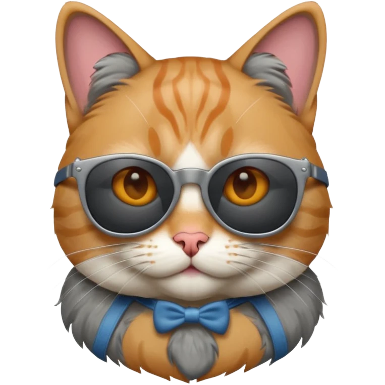 Cat wearing sunglasses emoji