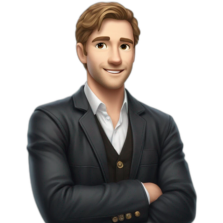 casual guy with brown hair emoji