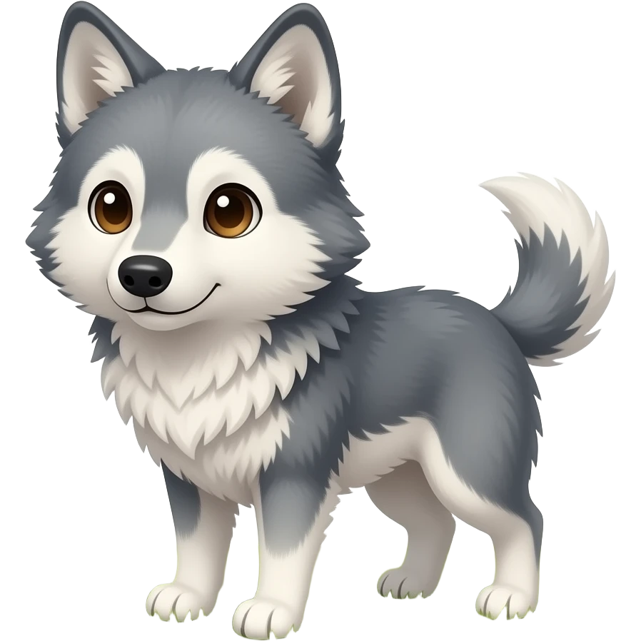 ذئب كيوت emoji