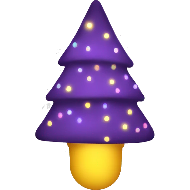 Christmas light emoji