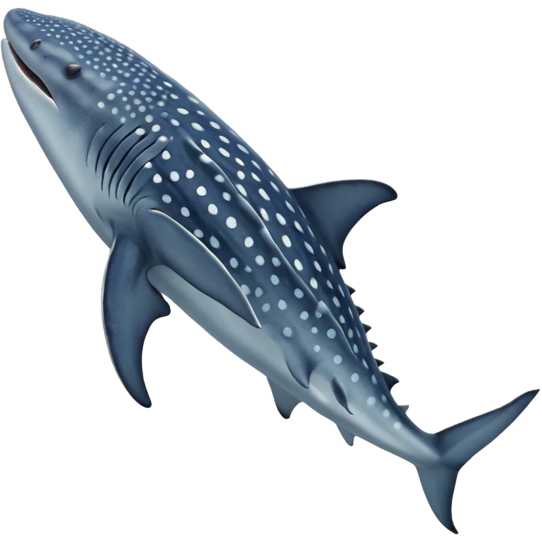 Whale shark top view emoji