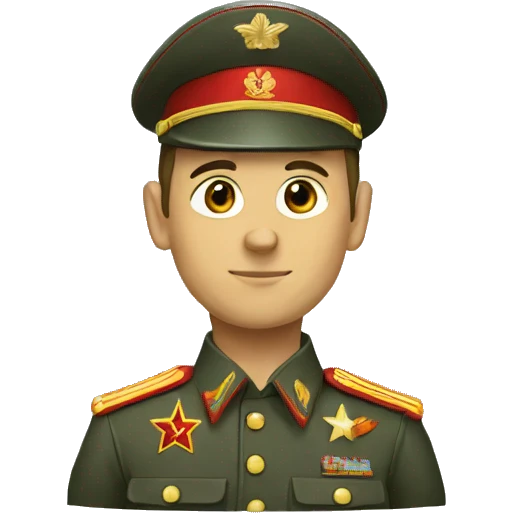 the USSR Soldier emoji