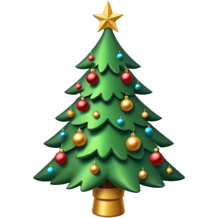Christmas tree emoji