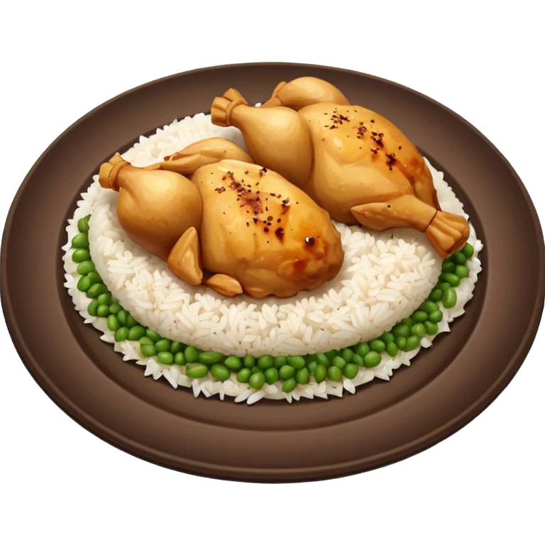 rice and chicken emoji