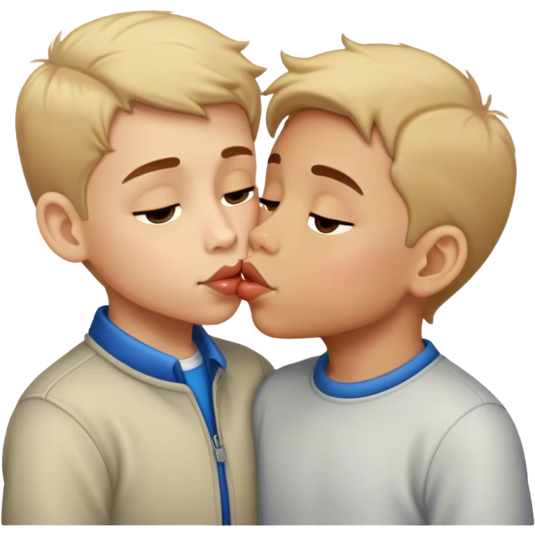 Boy kissing boy emoji