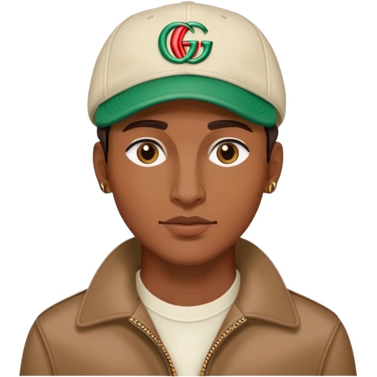 Talahon Typ mit gucci cap emoji