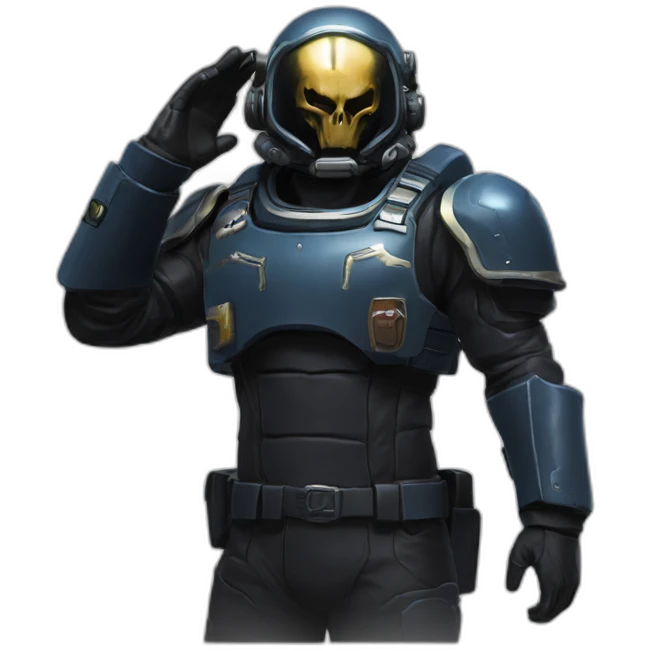 Helldivers 2 captain death salutes super earth emoji