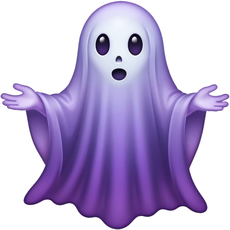  ghost dark purple emoji