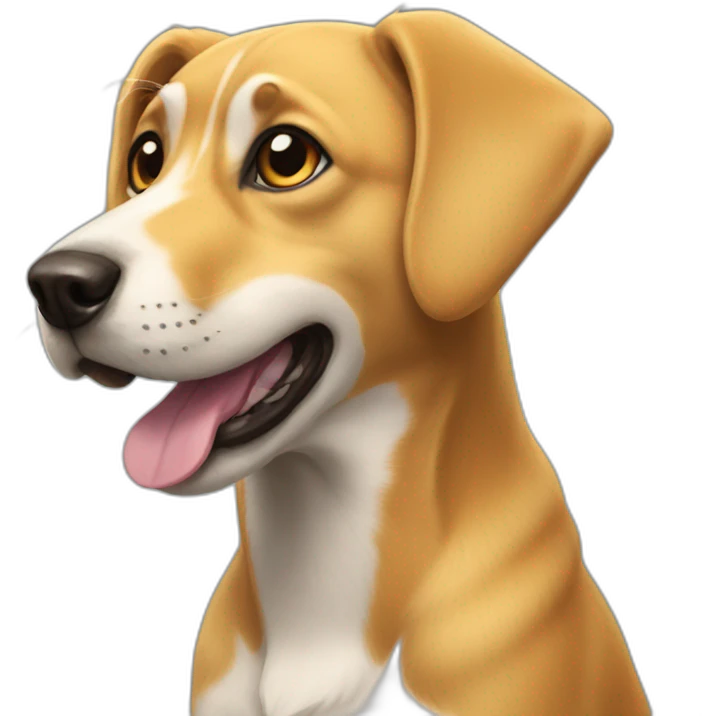 electric dog emoji