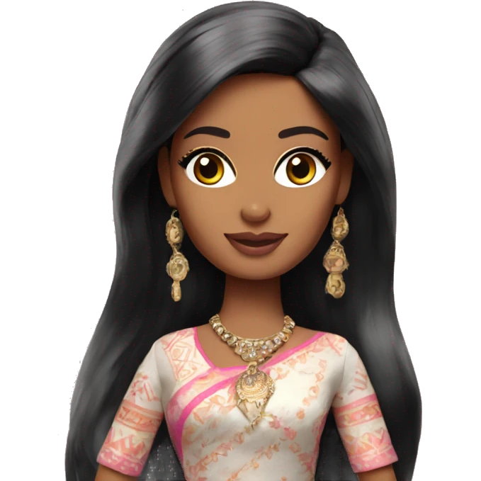 indian barbie doll emoji