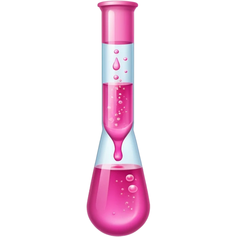 pink liquid in test tube emoji