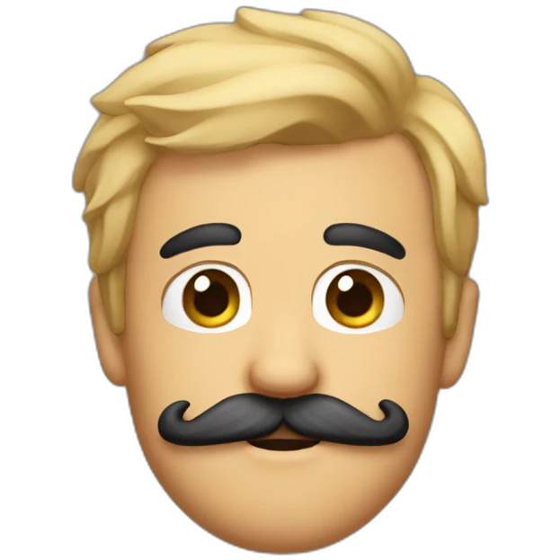 moustachue emoji