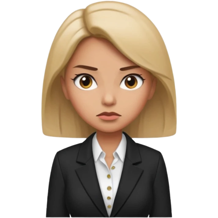 Reserved, ambitious, and serious. A bit hard to impress. woman like devil wears prada emoji