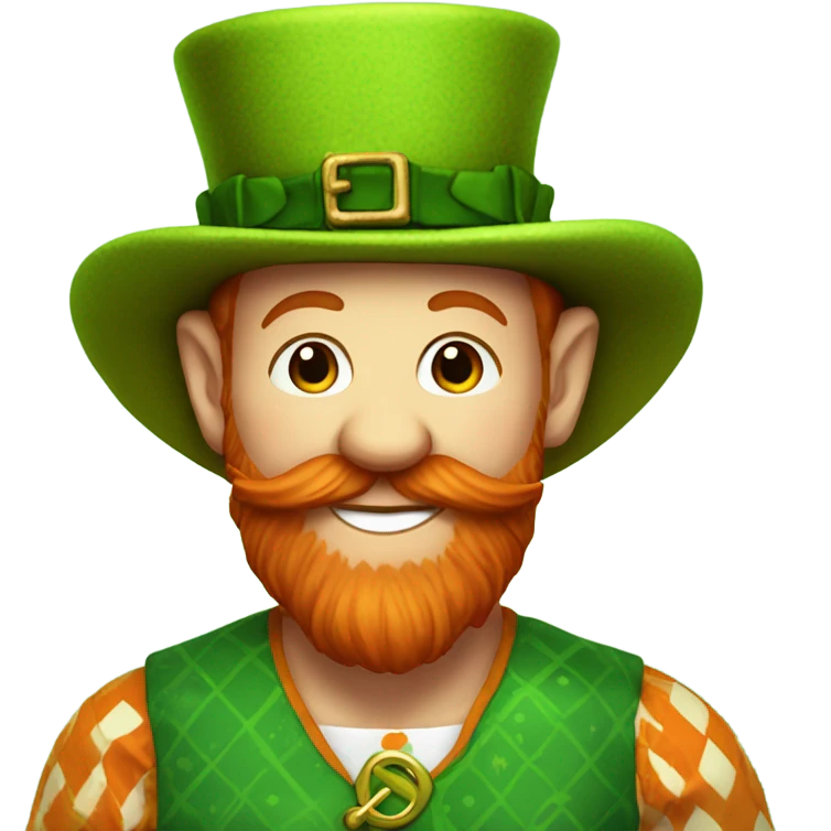 Leprechaun in pajamas emoji