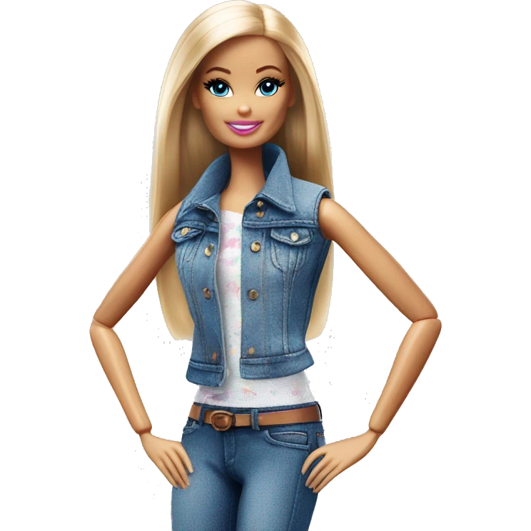 Barbie label  emoji