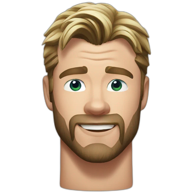 chris hemsworth  emoji