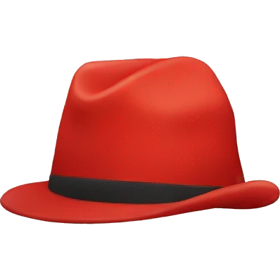 red circle with hat emoji