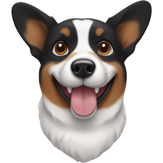 black corgi emoji emoji