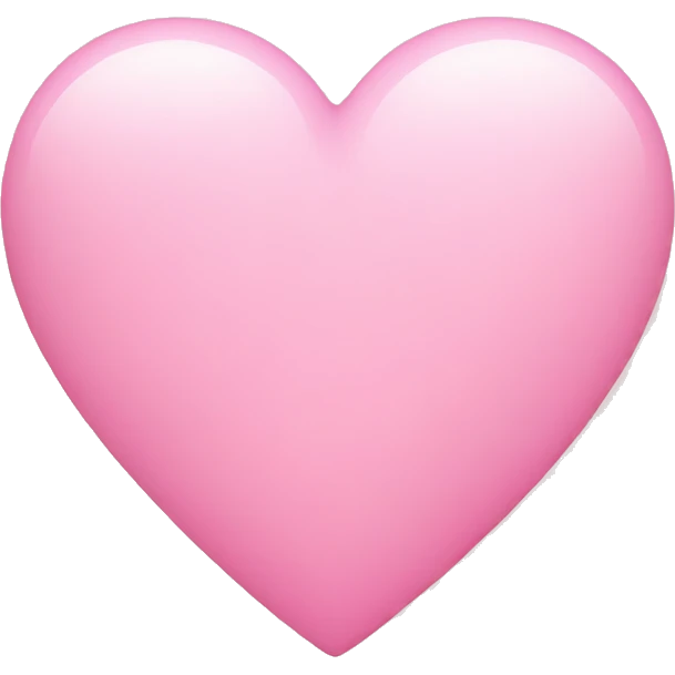pink pastel heart emoji
