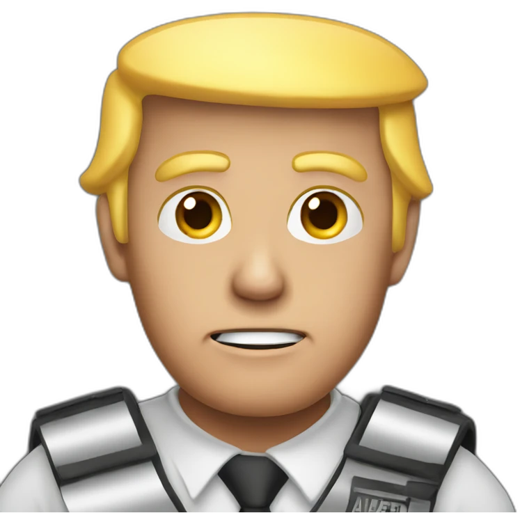 trump-arrested emoji