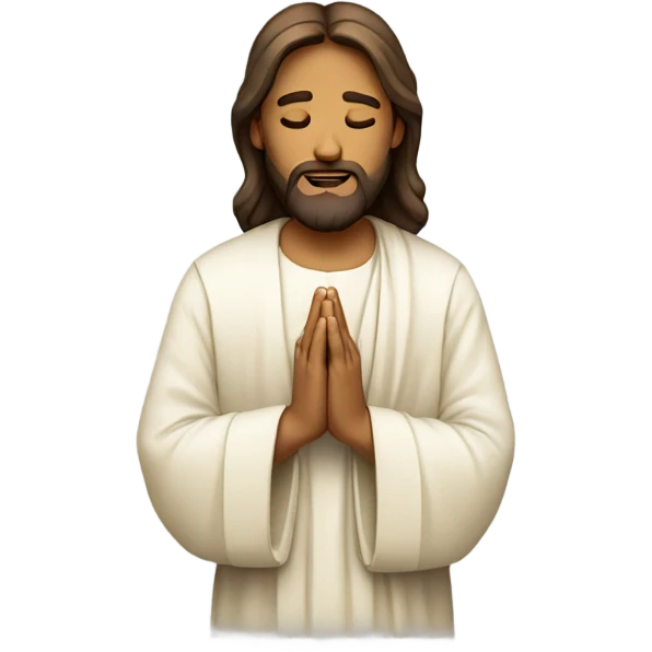 Jesus praying emoji emoji