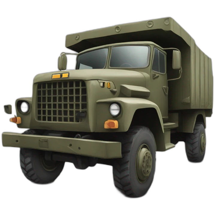 Broken army truck emoji