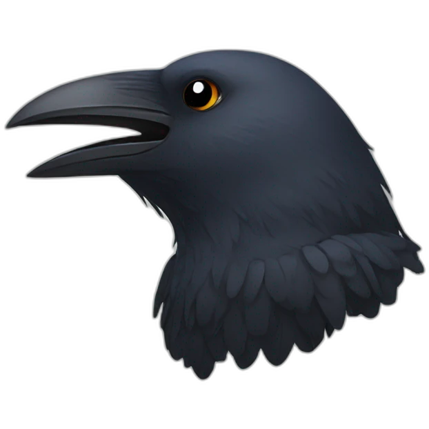 Crow emoji