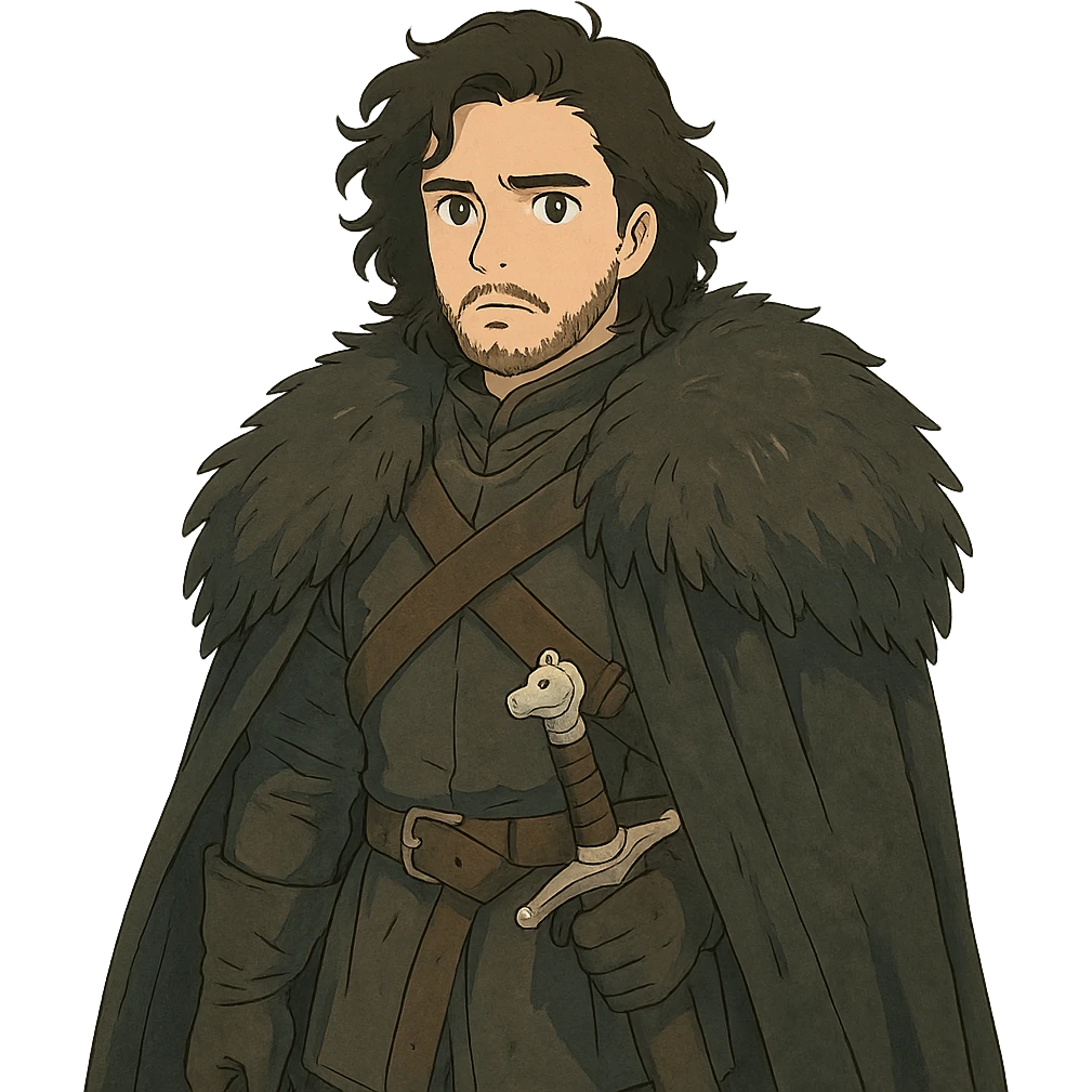 Jon Snow from Game of Thrones emoji