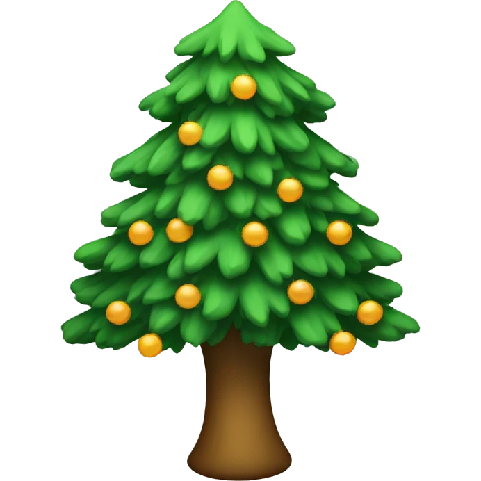 New year tree emoji