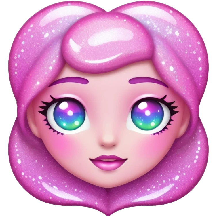 Pink sparkle emoji