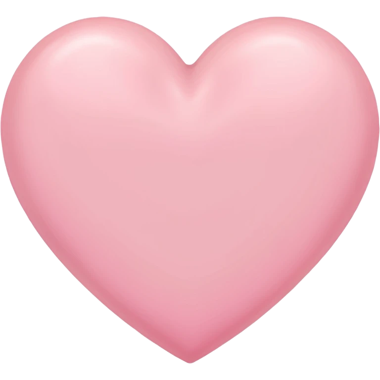Cuore rosa pastello emoji