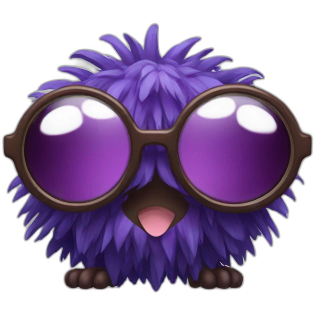 brown Venonat glasses emoji