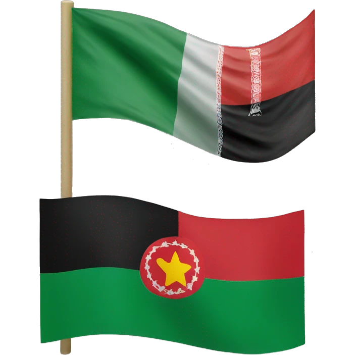 afghan flag and bangladesh flag emoji