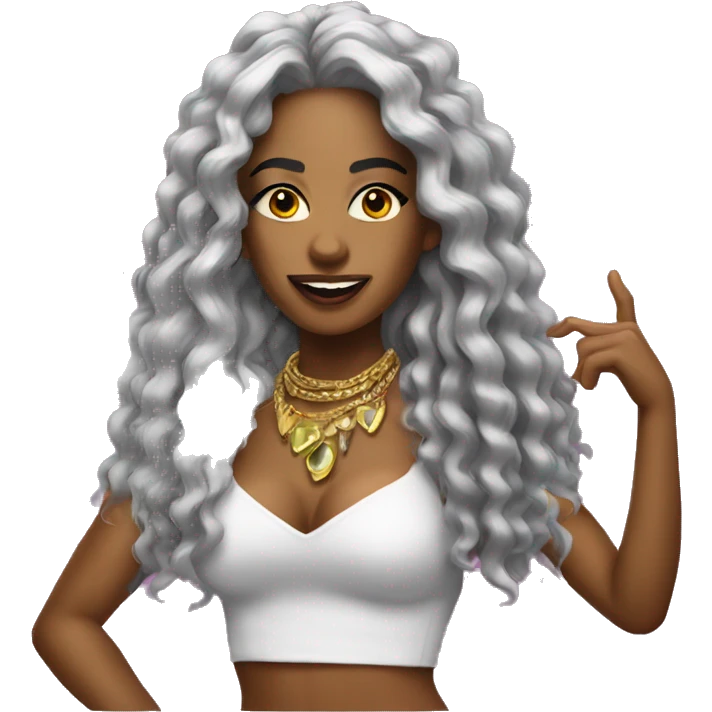 dancehall queen emoji