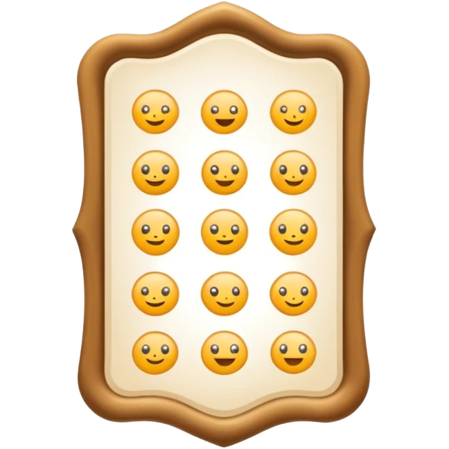 ciao mi serve un emoji simbolo dell'aprtura du opzioni a tendina personalizzata emoji
