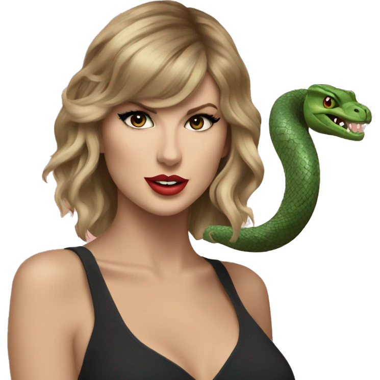 taylor swift and serpent emoji