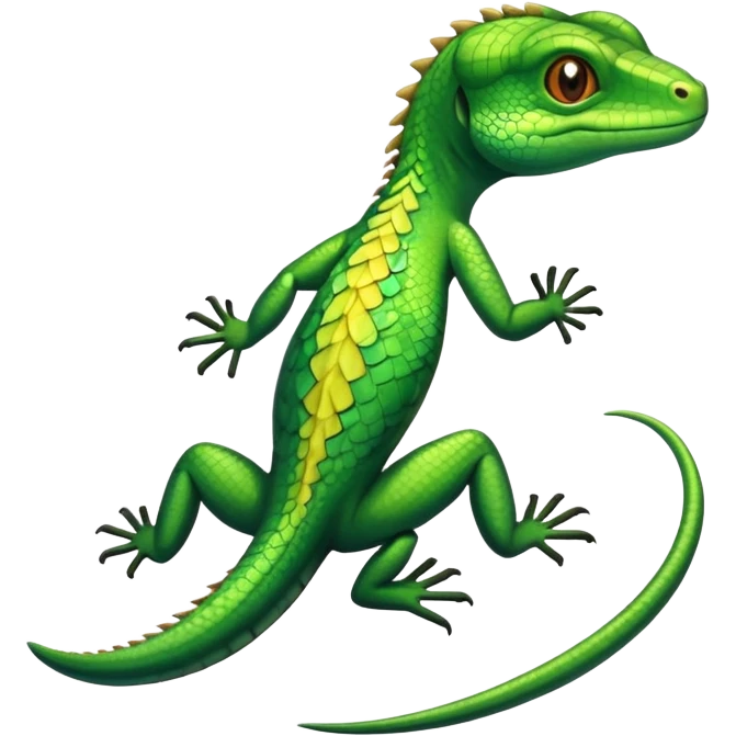 naked lizard emoji