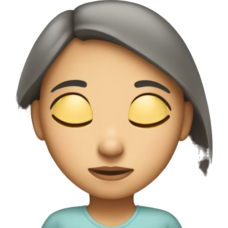 girl who is sleeping emoji