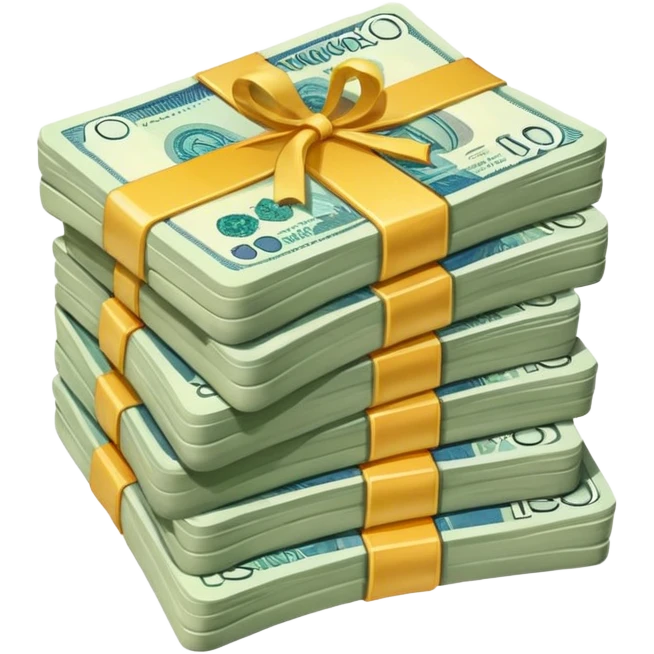 The money is Russian rubles emoji